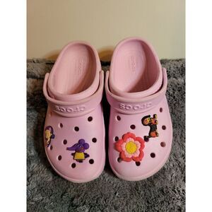 Crocs Clogs  Pink Size J 2